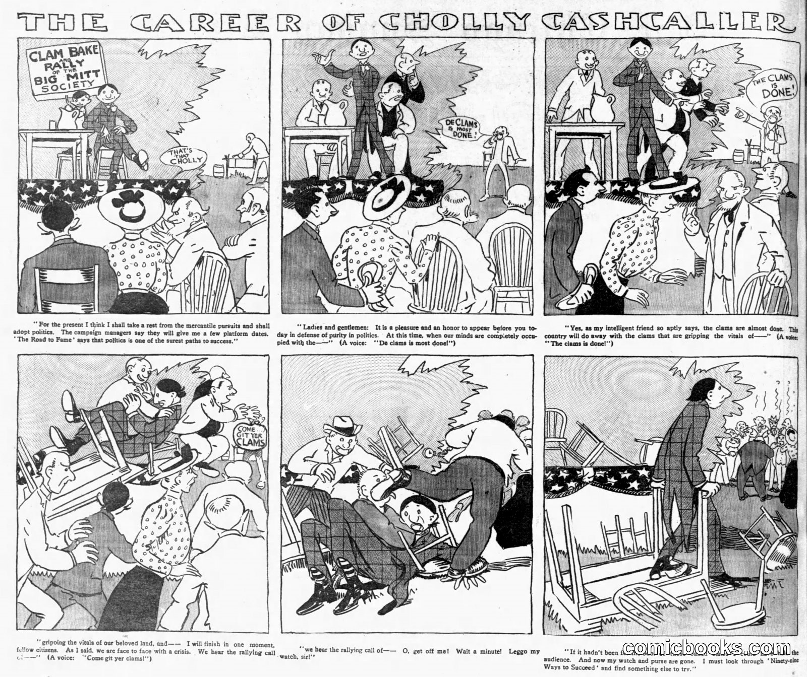The Career of Cholly Cashcaller