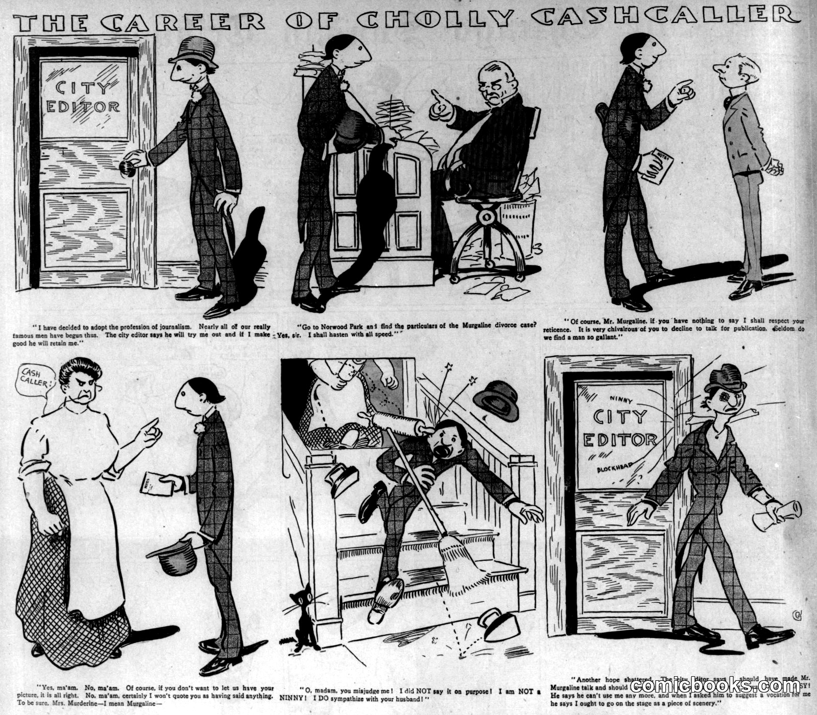 The Career of Cholly Cashcaller