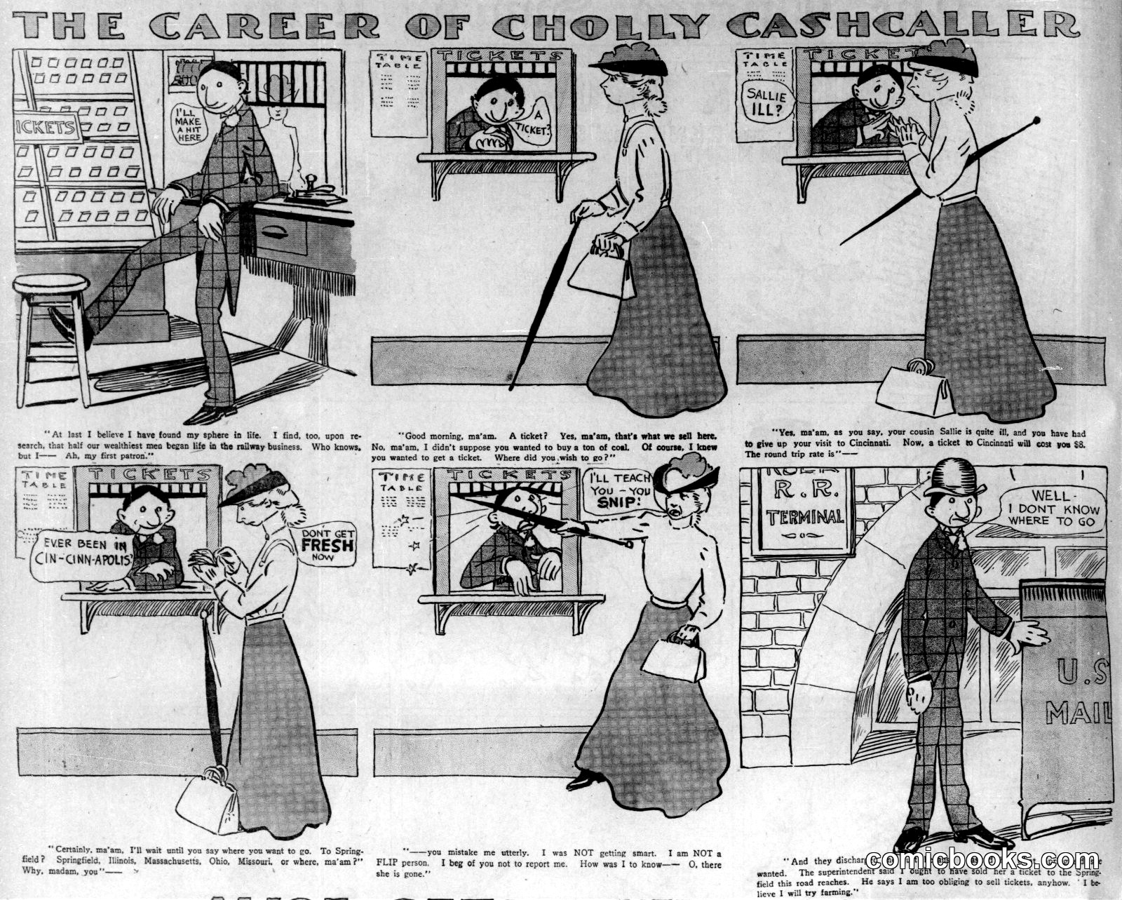 The Career of Cholly Cashcaller