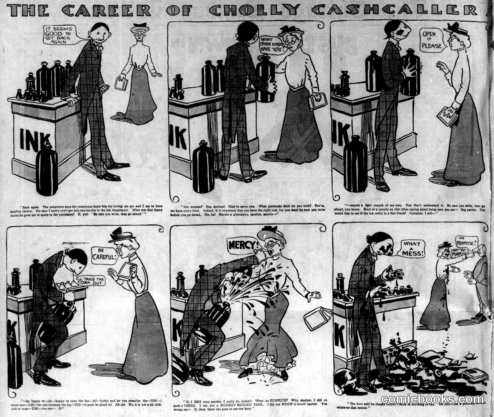 The Career of Cholly Cashcaller