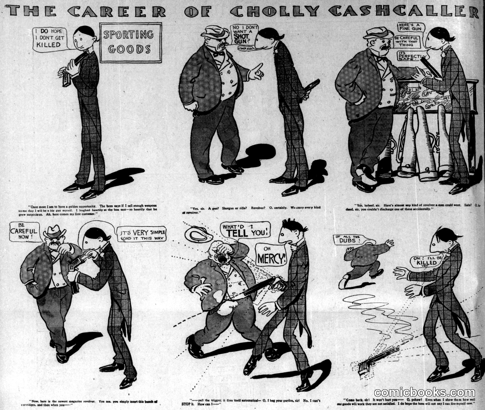The Career of Cholly Cashcaller