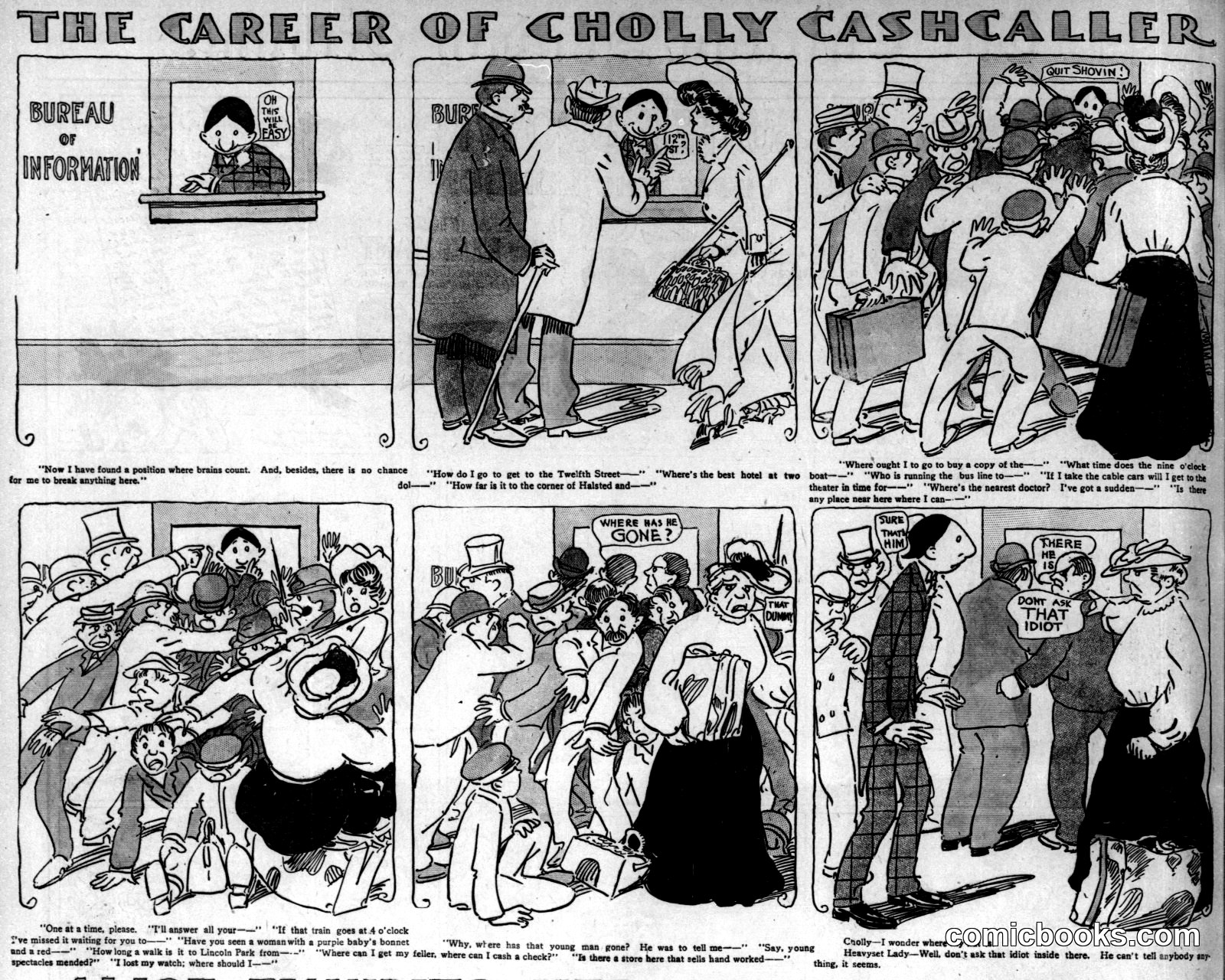 The Career of Cholly Cashcaller