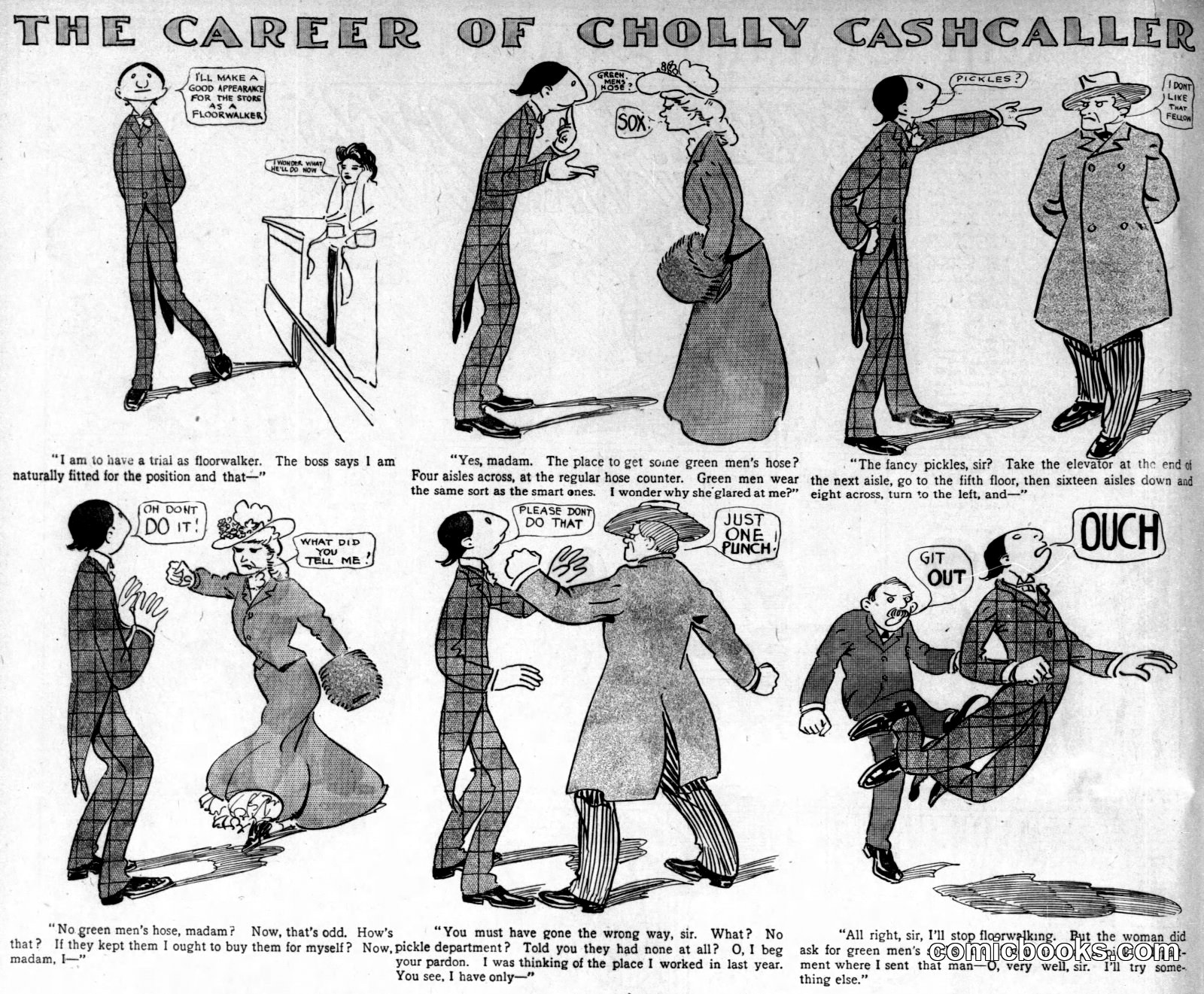 The Career of Cholly Cashcaller