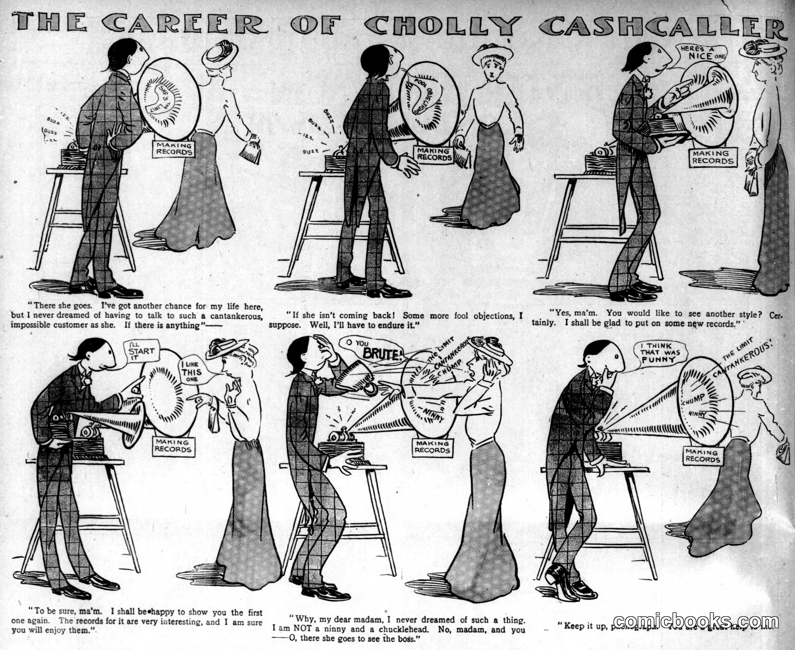 The Career of Cholly Cashcaller