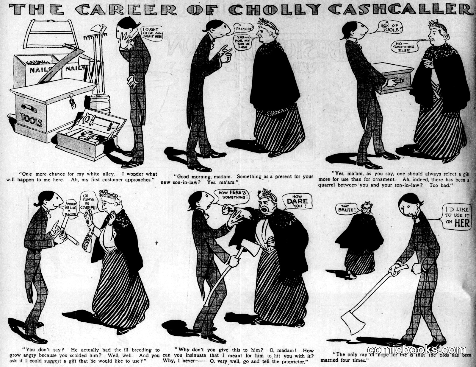 The Career of Cholly Cashcaller