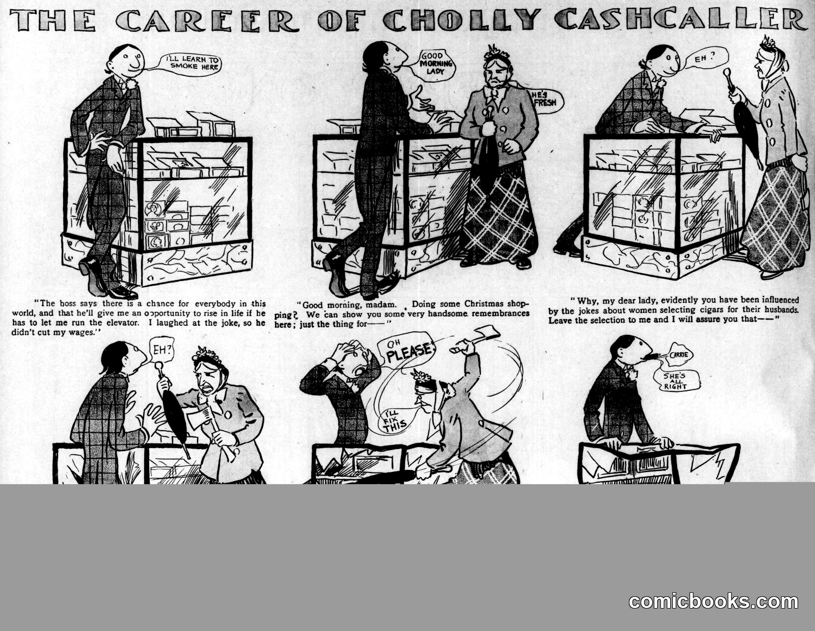 The Career of Cholly Cashcaller