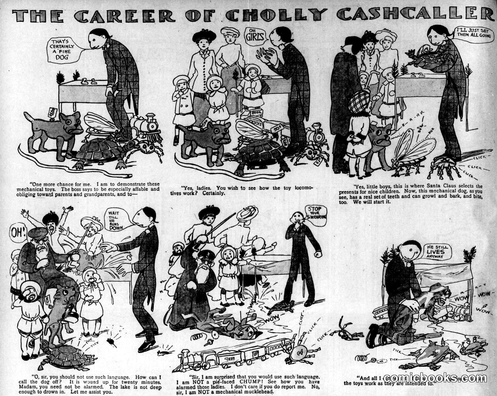 The Career of Cholly Cashcaller