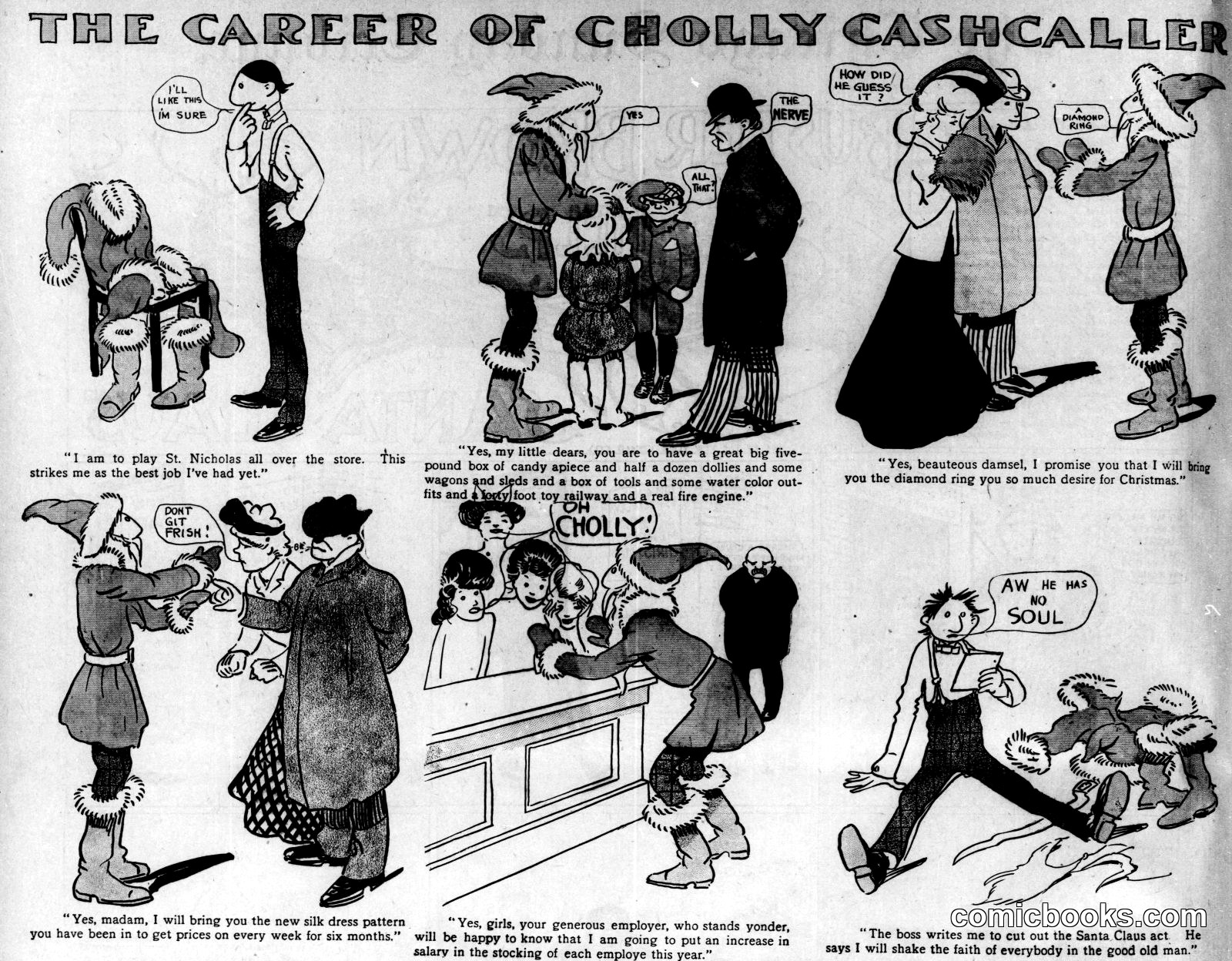 The Career of Cholly Cashcaller