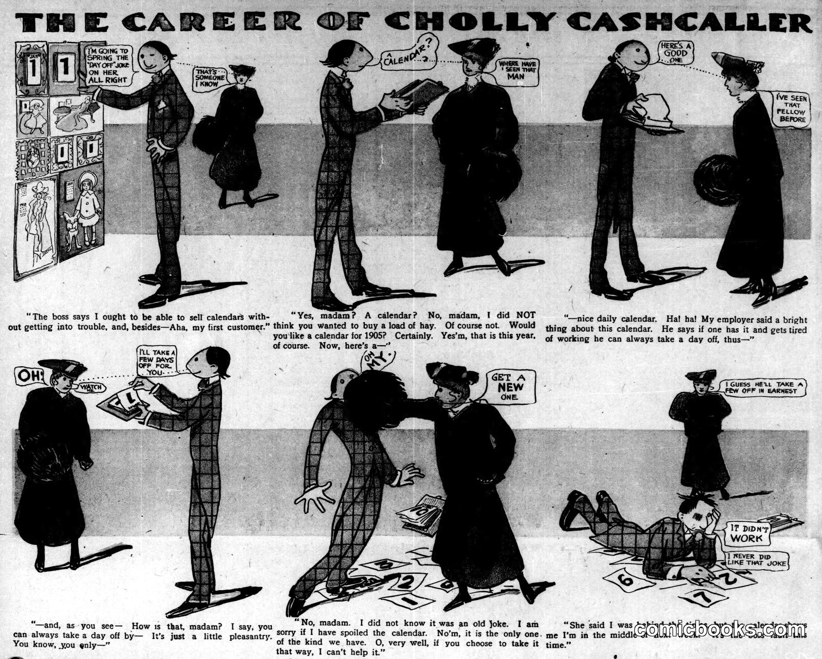The Career of Cholly Cashcaller