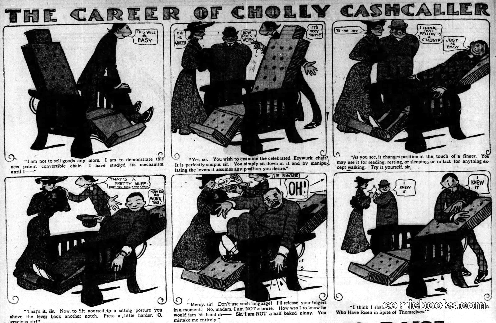 The Career of Cholly Cashcaller