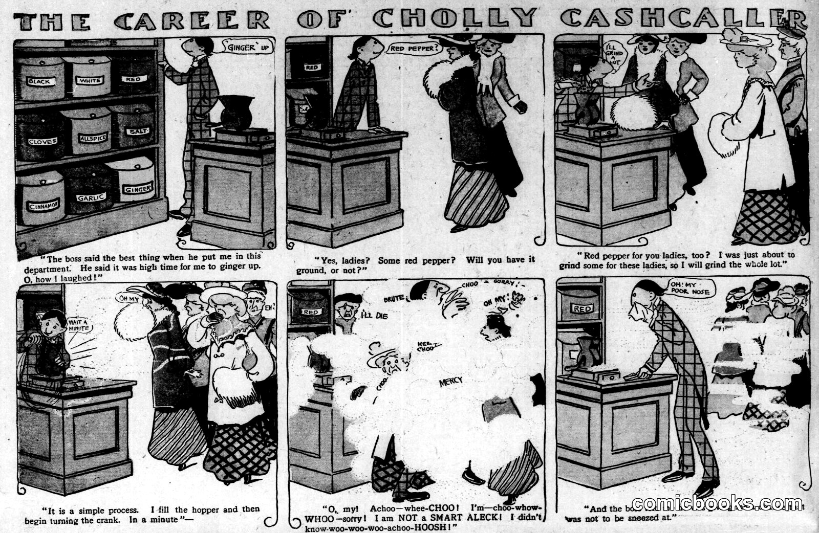 The Career of Cholly Cashcaller
