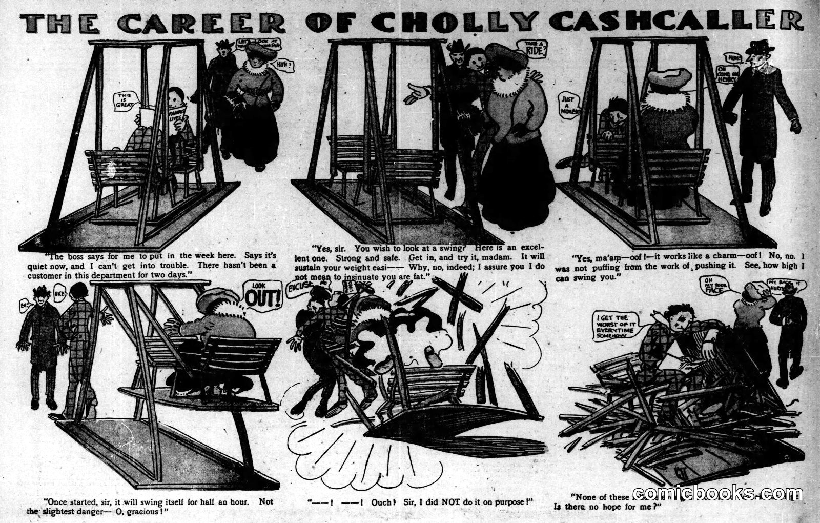 The Career of Cholly Cashcaller