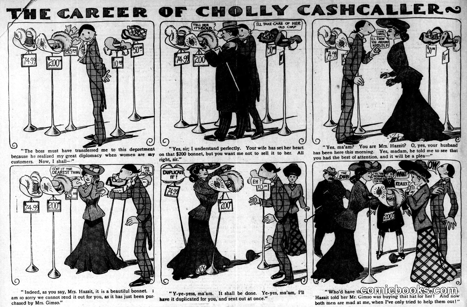 The Career of Cholly Cashcaller