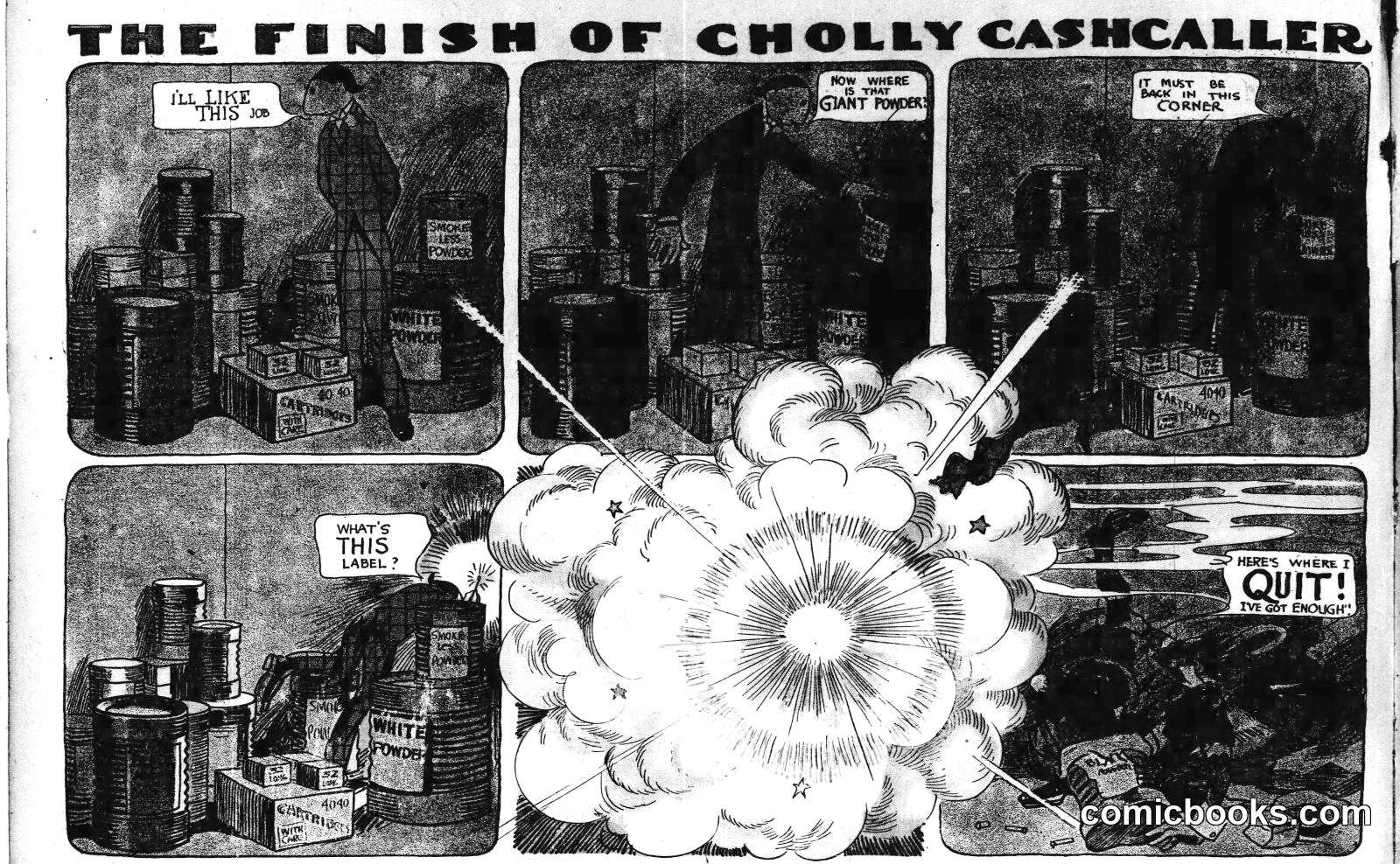 The Finish of Cholly Cashcaller