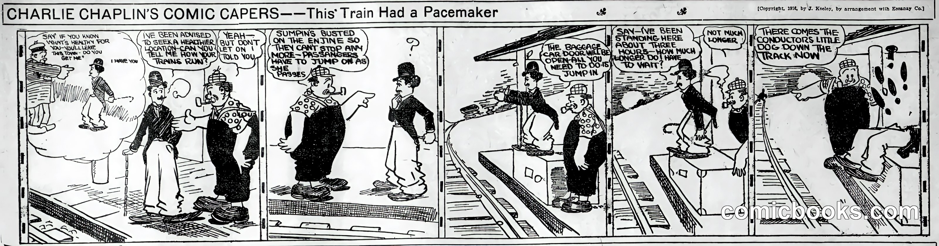 Charlie Chaplin's Comic Capers: 'This Train Had a Pacemaker'