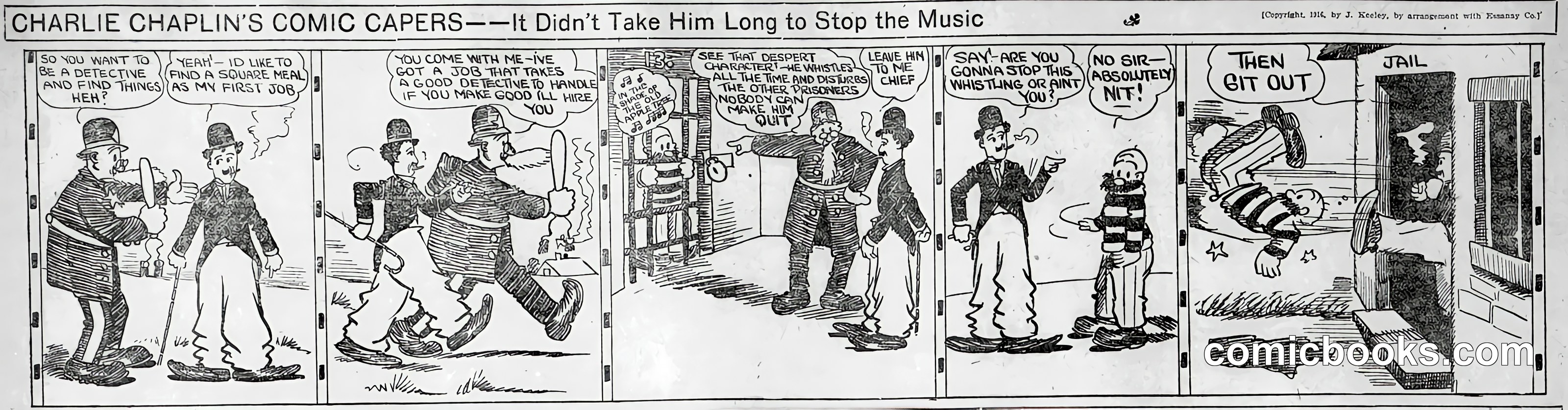 Charlie Chaplin's Comic Capers