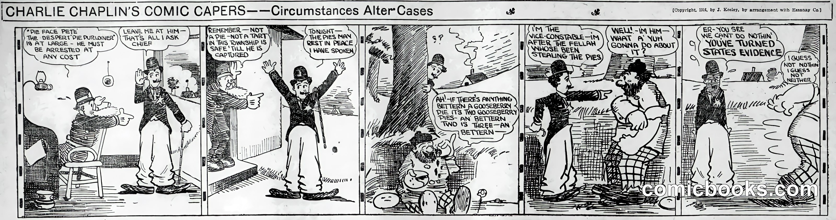 Charlie Chaplin's Comic Capers: Circumstances Alter Cases