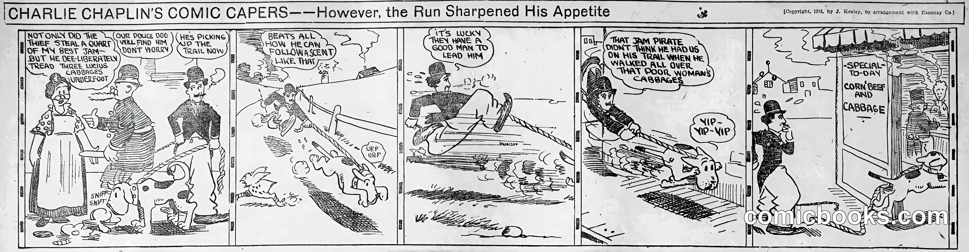 Charlie Chaplin's Comic Capers