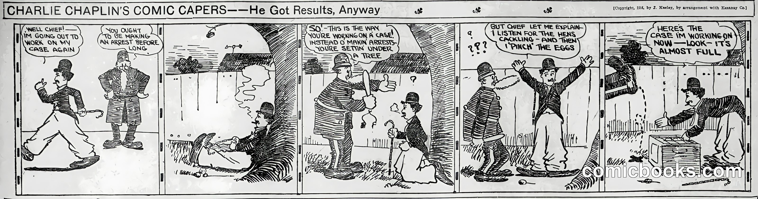 Charlie Chaplin's Comic Capers—He Got Results, Anyway