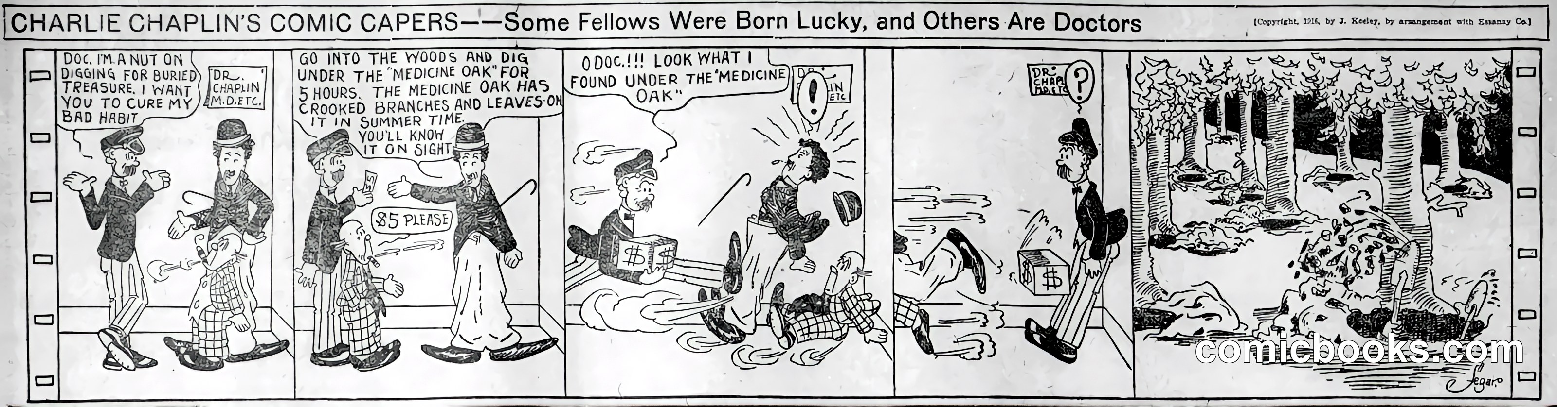 Charlie Chaplin's Comic Capers