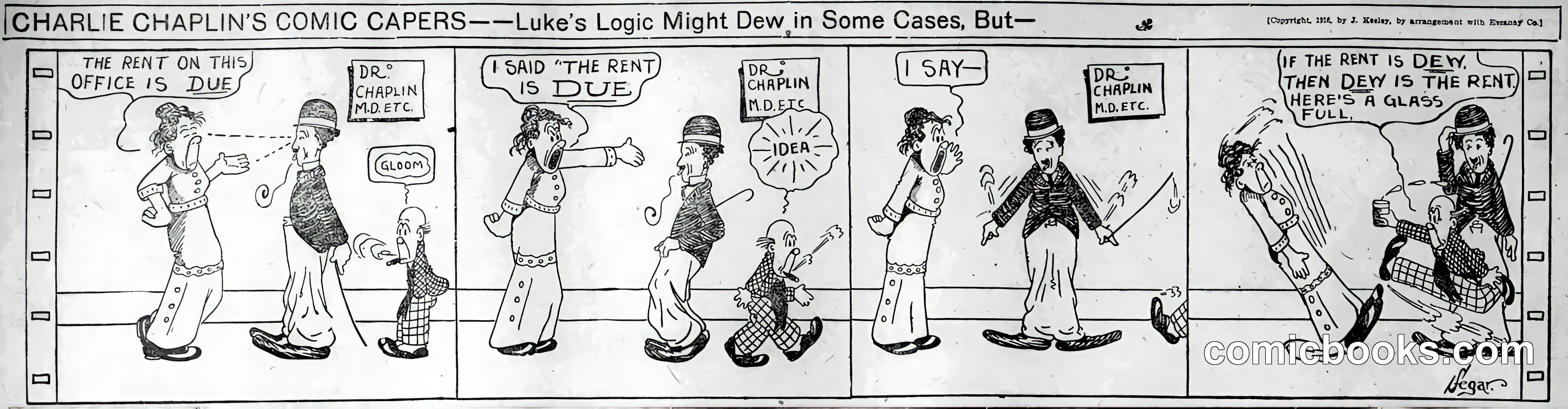 Charlie Chaplin's Comic Capers