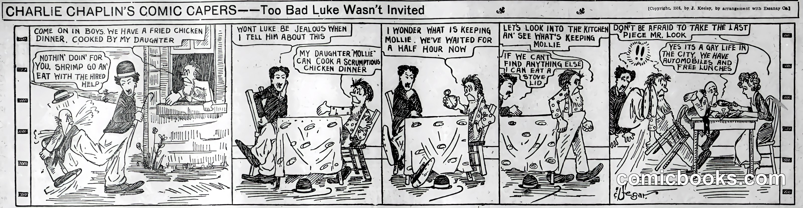 Charlie Chaplin's Comic Capers — Too Bad Luke Wasn't Invited