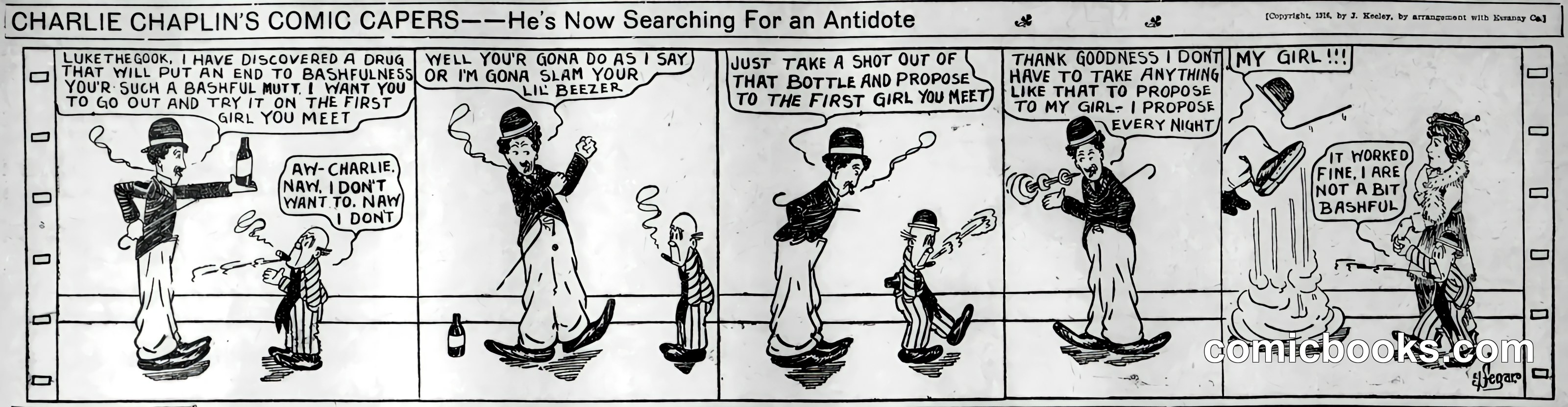 Charlie Chaplin's Comic Capers