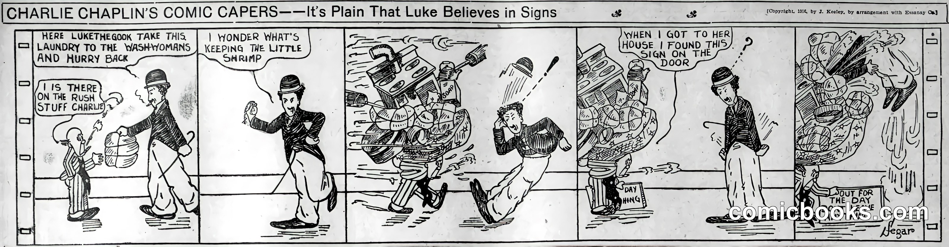 Charlie Chaplin's Comic Capers