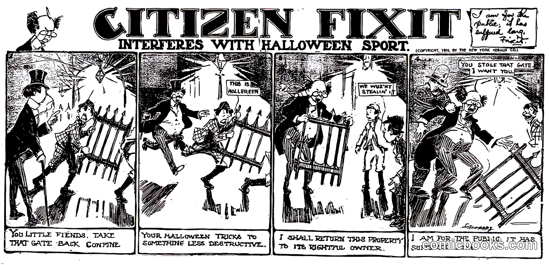Citizen Fixit: Interferes with Halloween Sport
