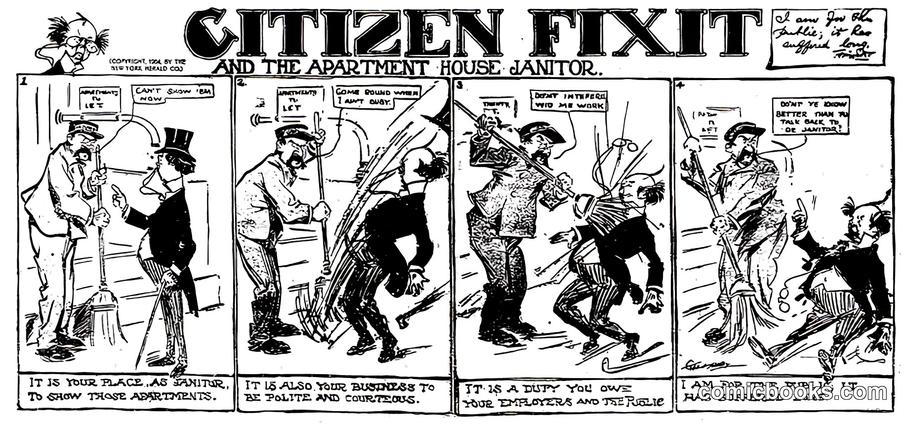 Citizen Fixit and the Apartment House Janitor