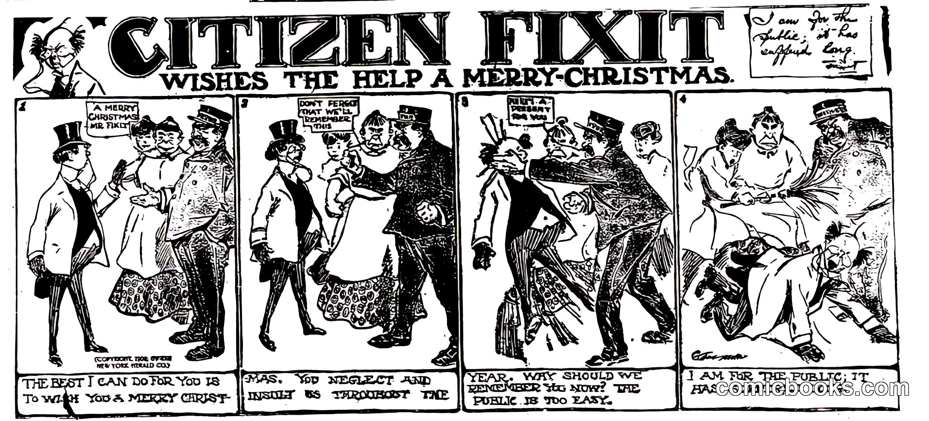 Citizen Fixit Wishes the Help a Merry Christmas
