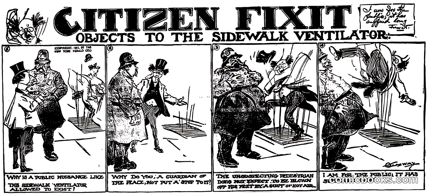 Citizen Fixit: Objects to the Sidewalk Ventilator