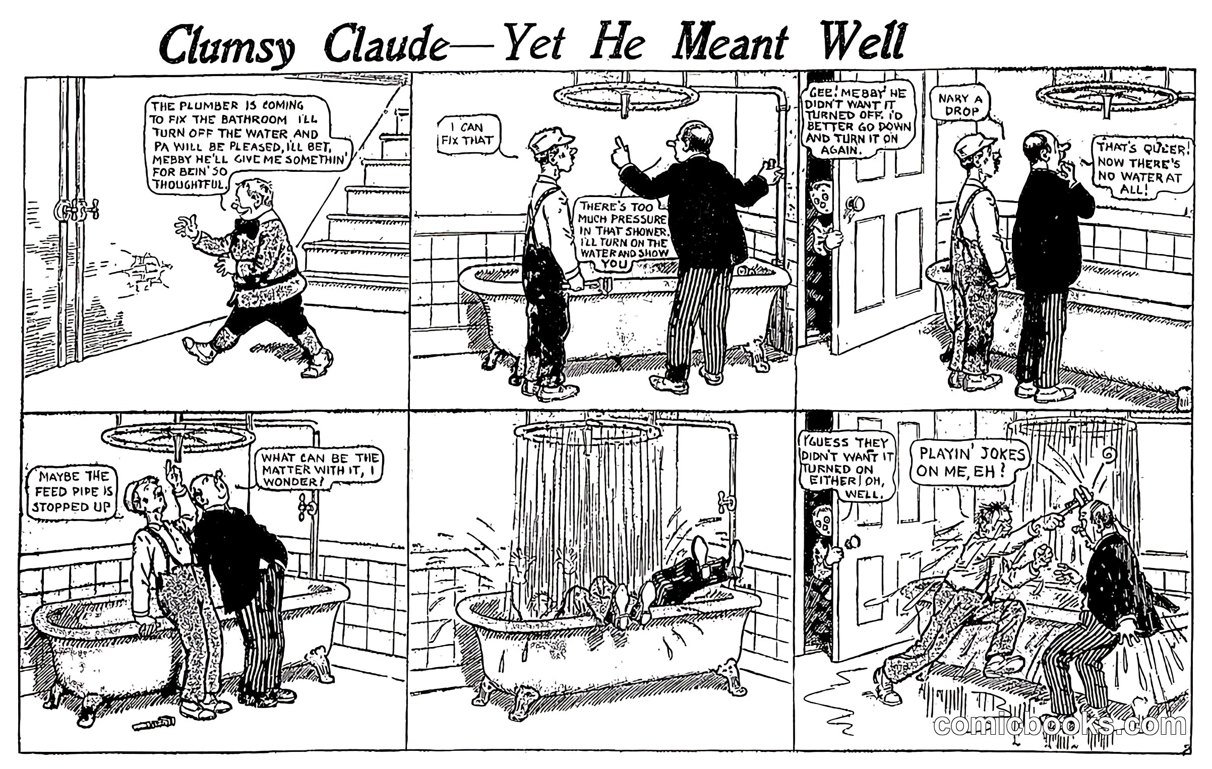 Clumsy Claude—Yet He Meant Well