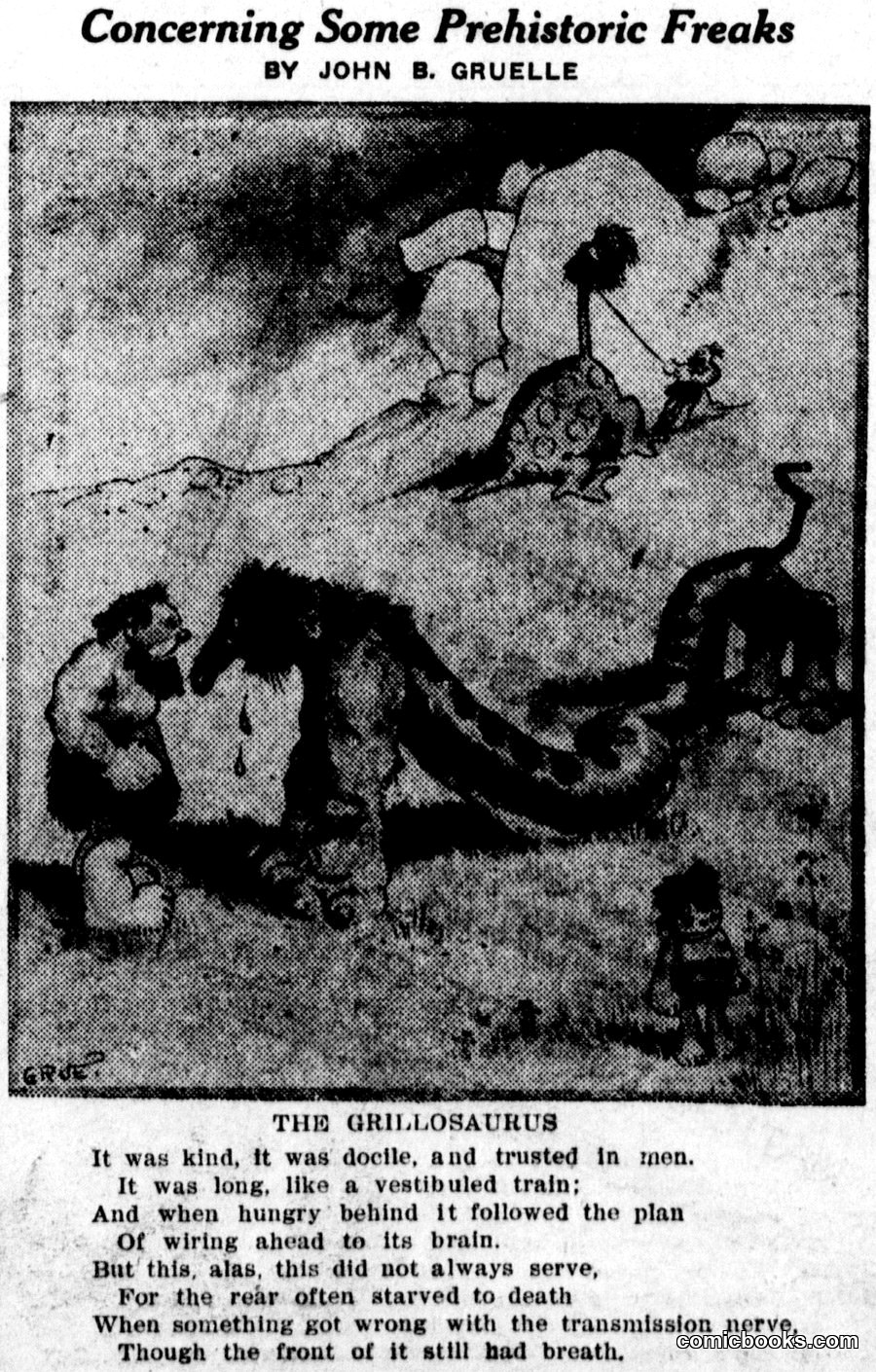 Concerning Some Prehistoric Freaks