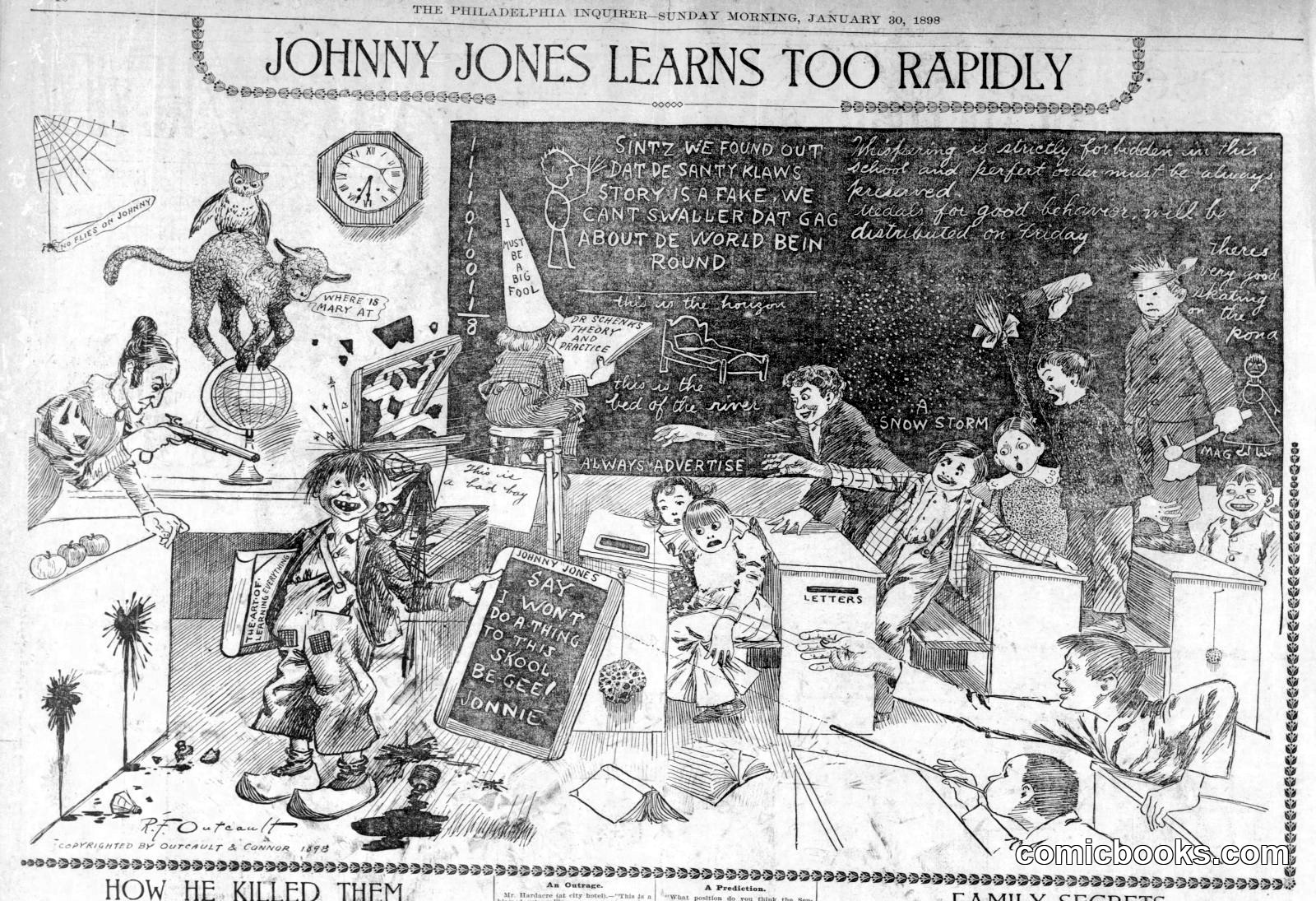 Johnny Jones Learns Too Rapidly