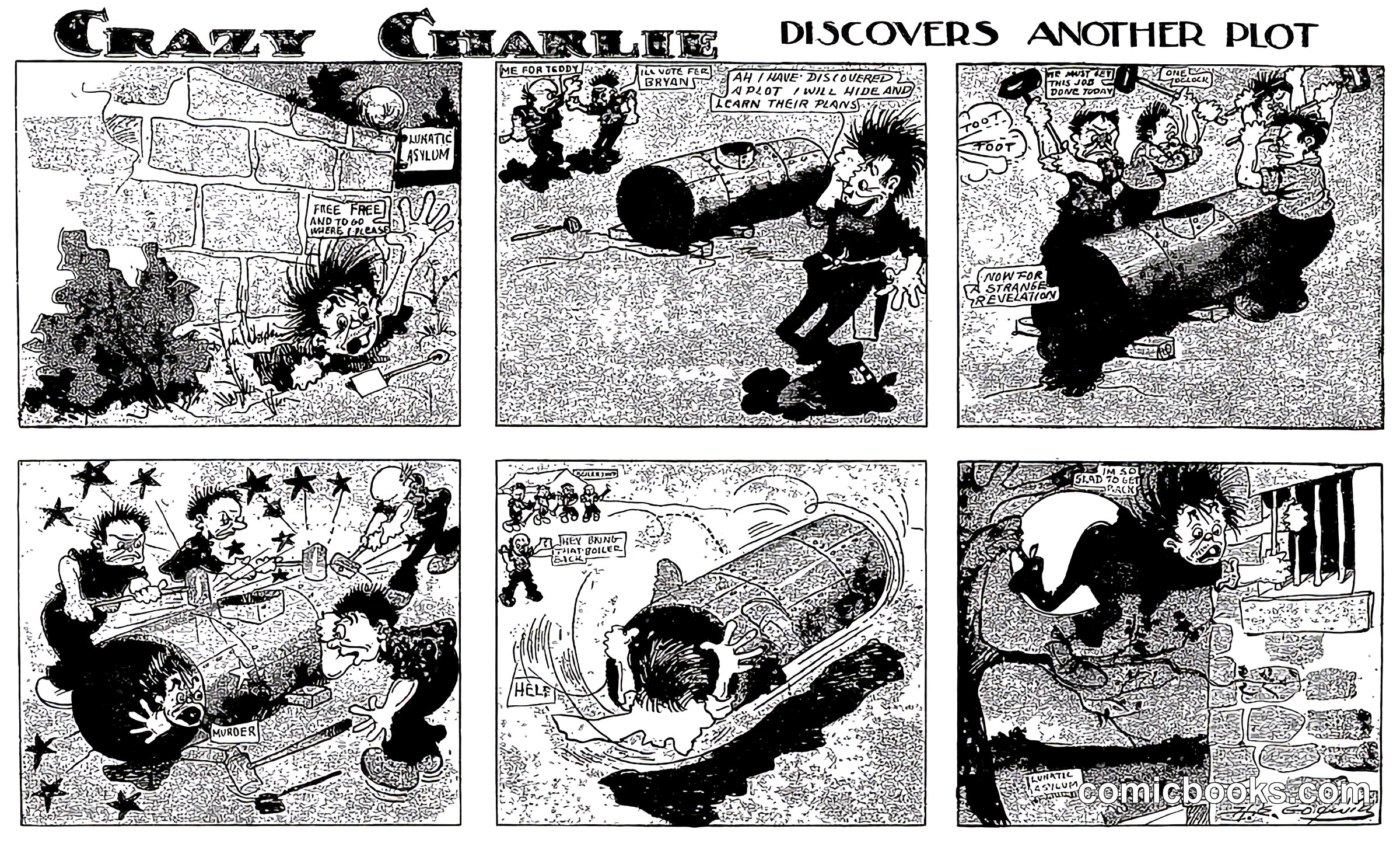 Crazy Charlie Discovers Another Plot