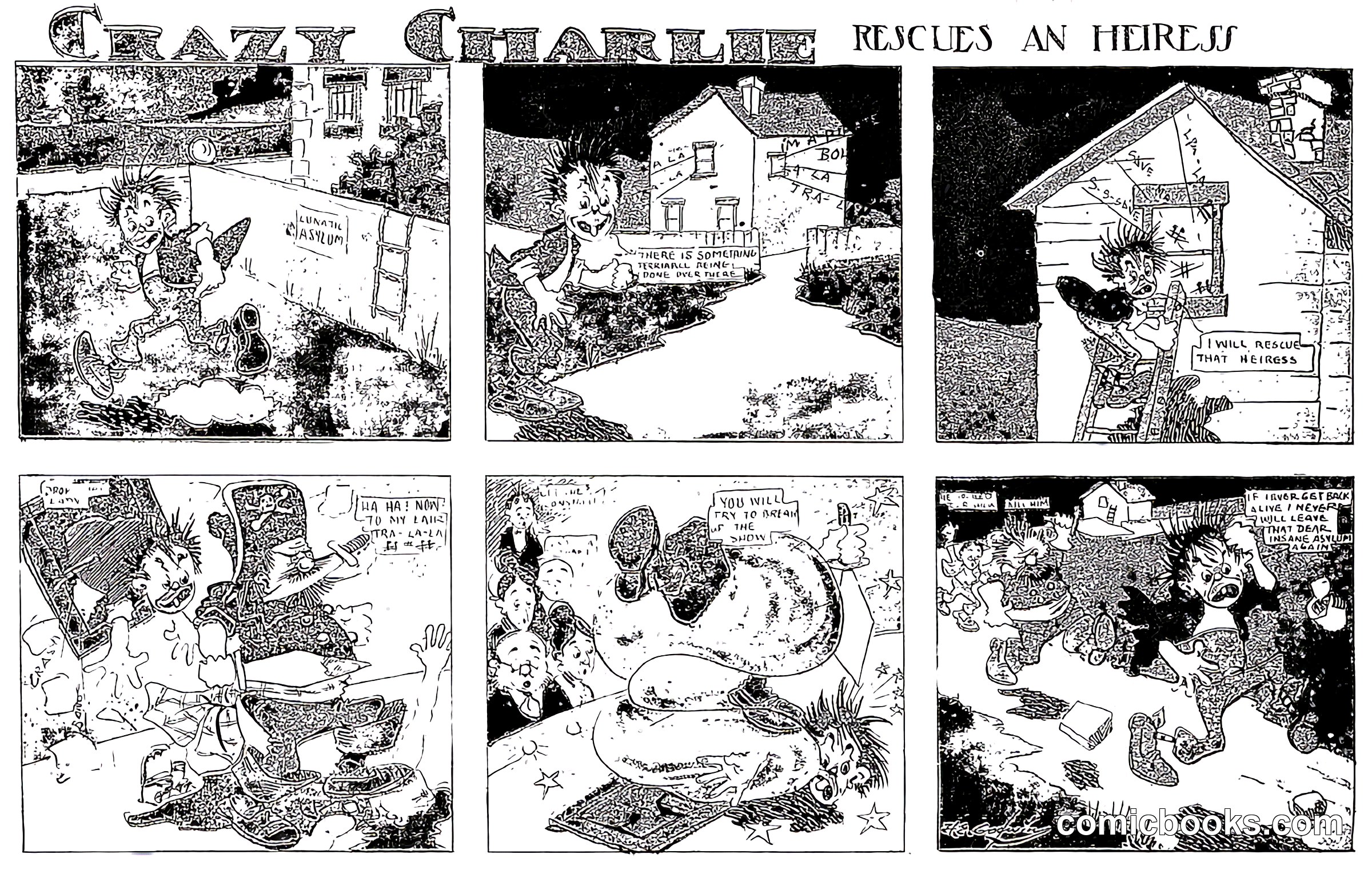 Crazy Charlie Rescues an Heiress