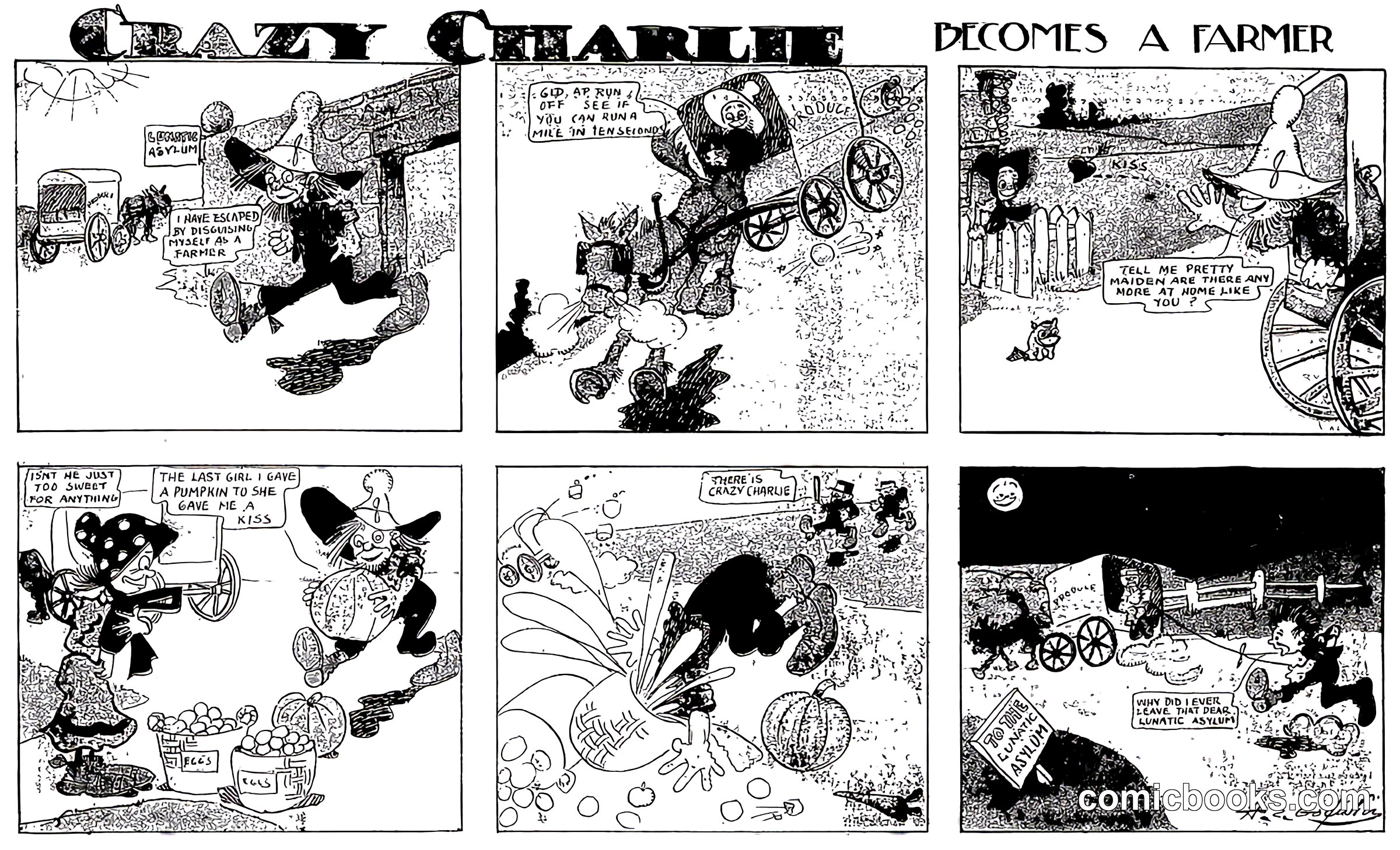 Crazy Charlie Becomes a Farmer