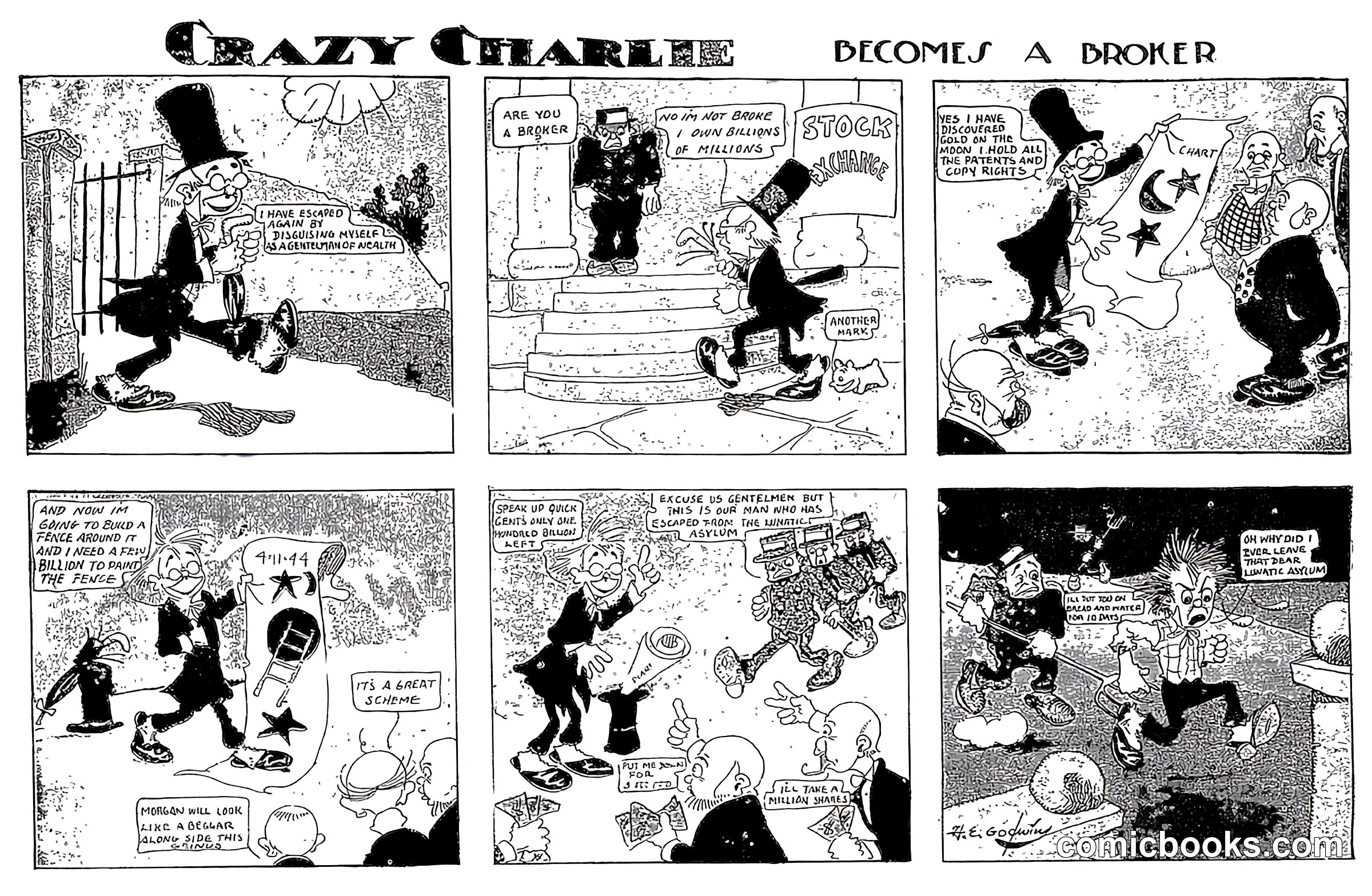 Crazy Charlie Becomes a Broker