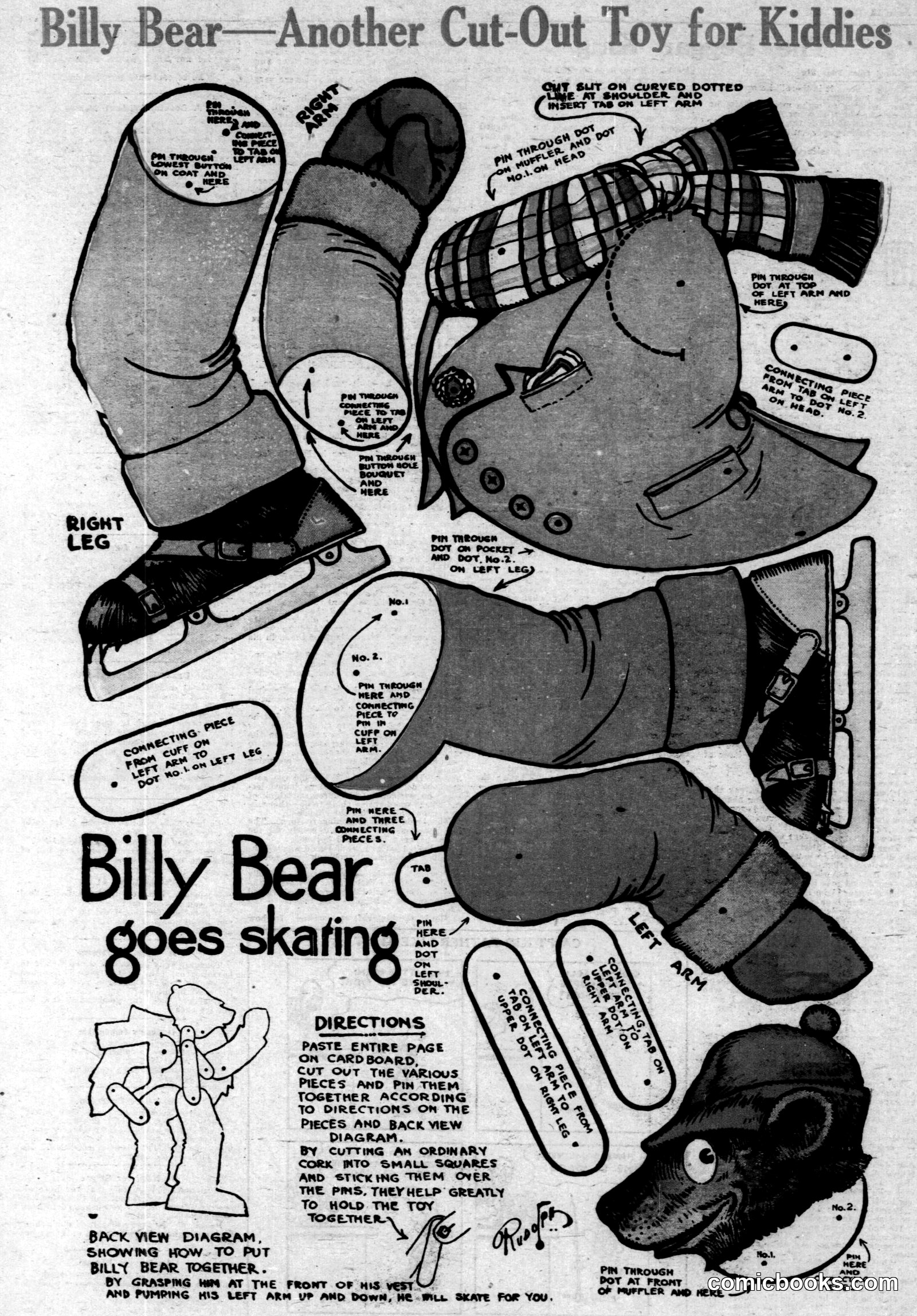 Billy Bear Goes Skating