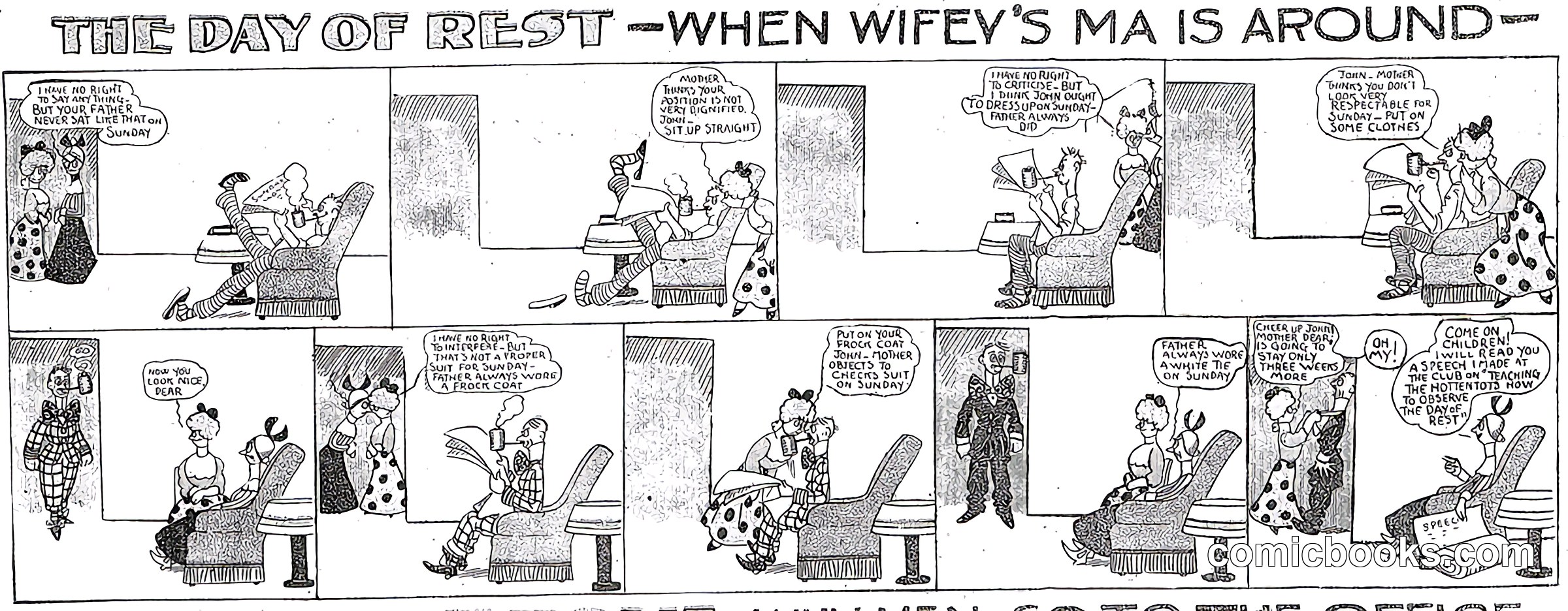 The Day of Rest—When Wifey's Ma Is Around