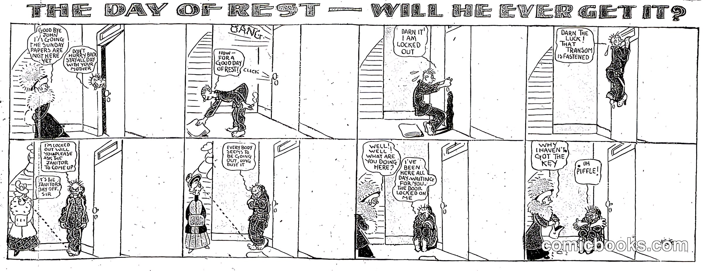 The Day of Rest — Will He Ever Get It?