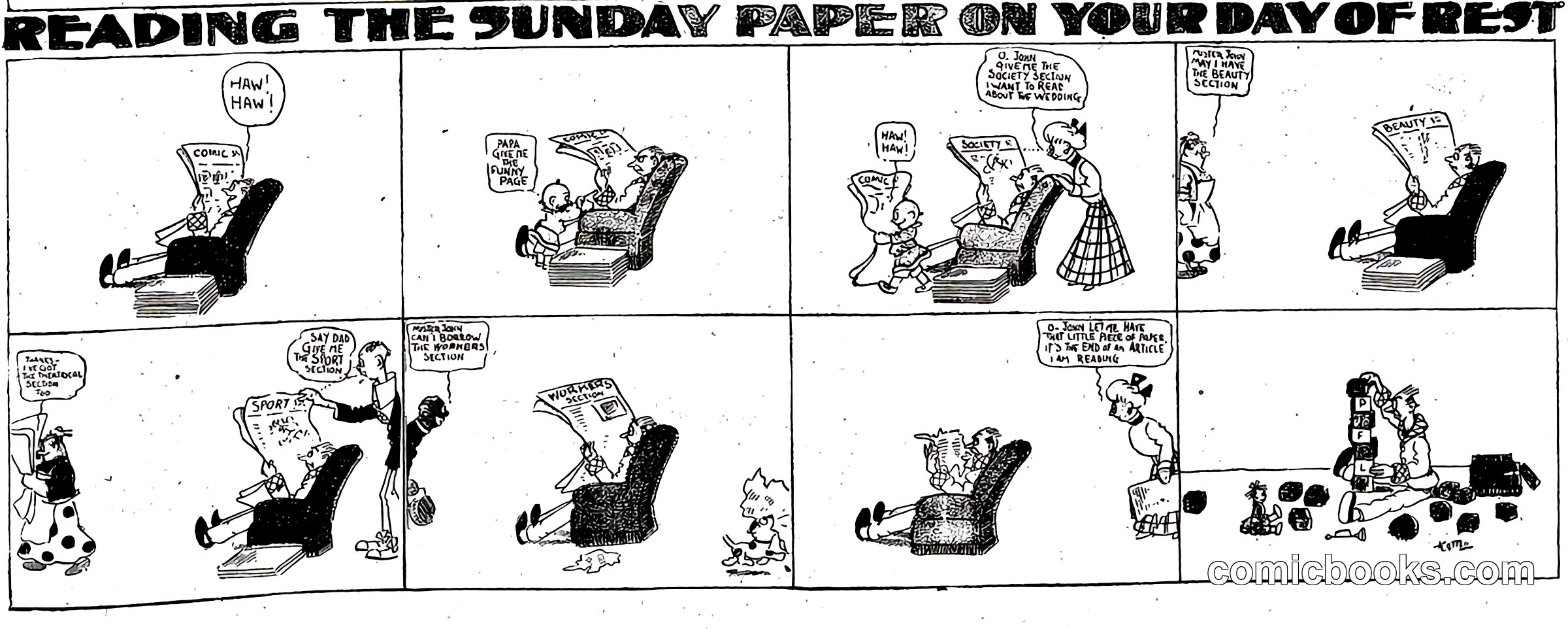 Reading the Sunday Paper on Your Day of Best