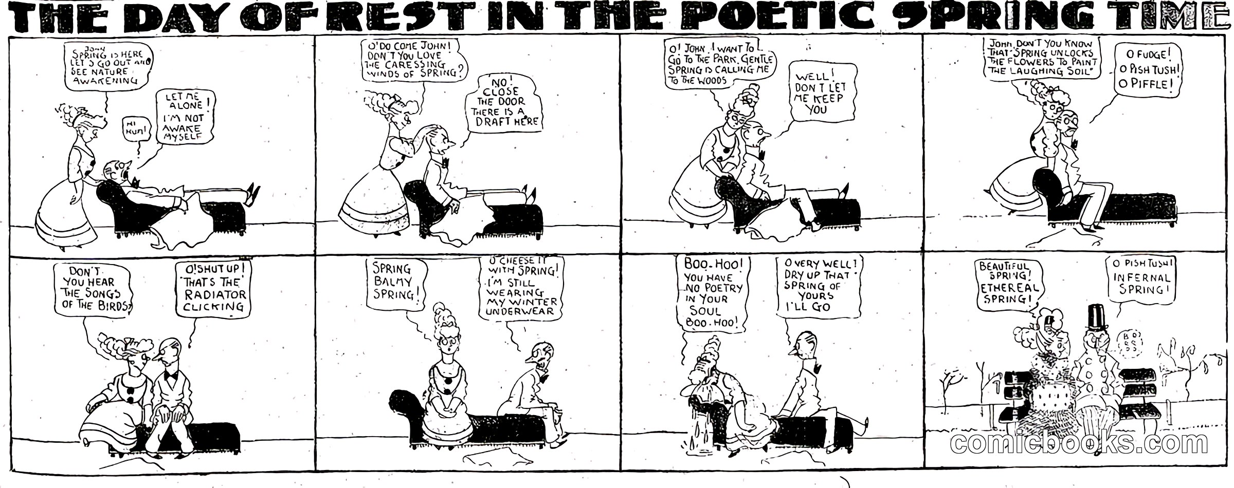 The Day of Rest in the Poetic Spring Time