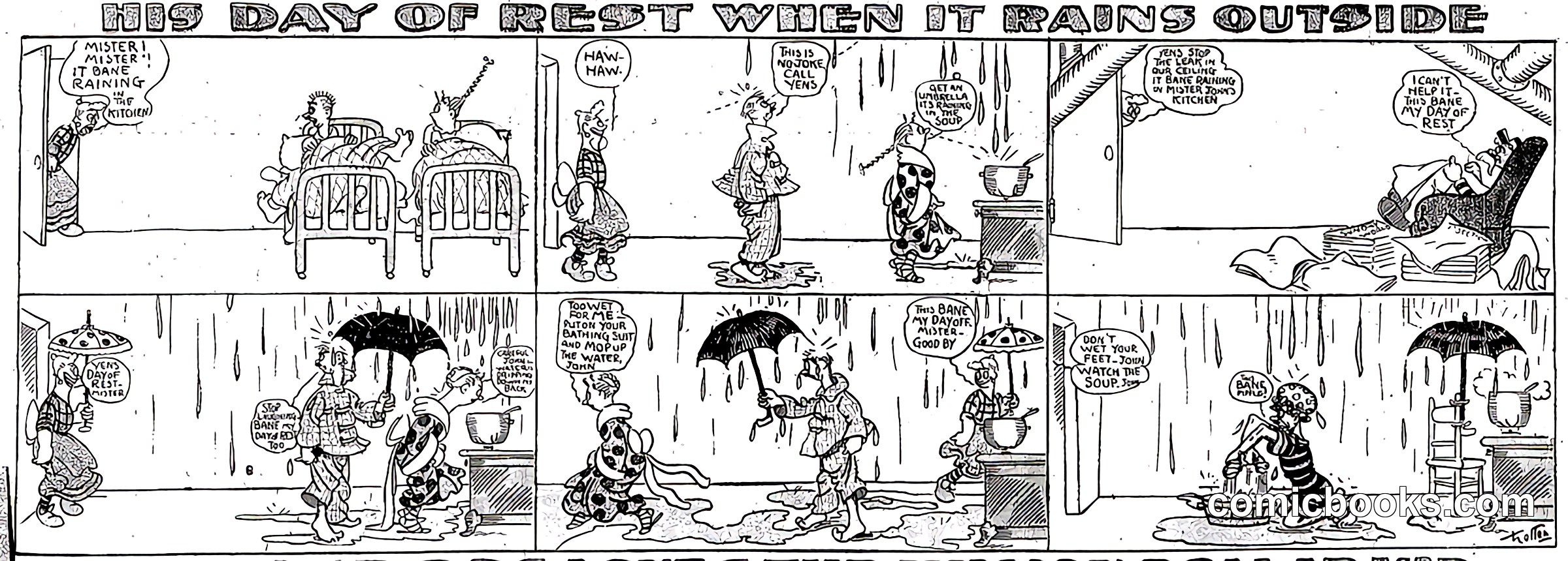A Day of Rest When It Rains Outside