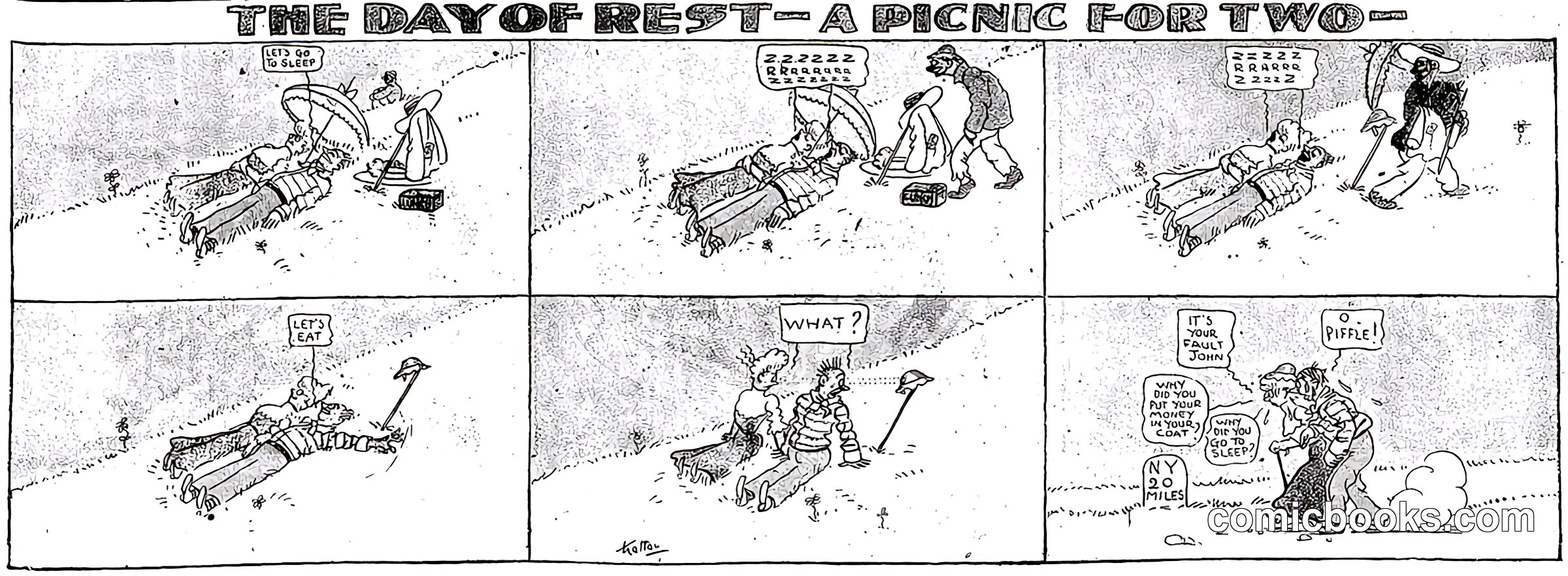 The Day of Rest—A Picnic for Two