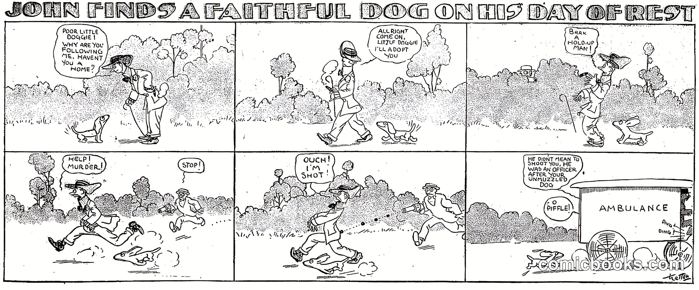 John Finds a Faithful Dog on His Day of Rest