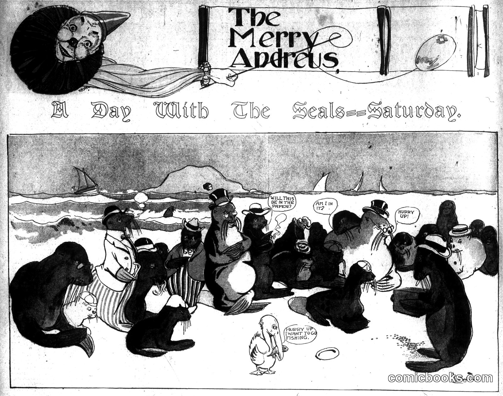 The Merry Andrews: A Day With the Seals