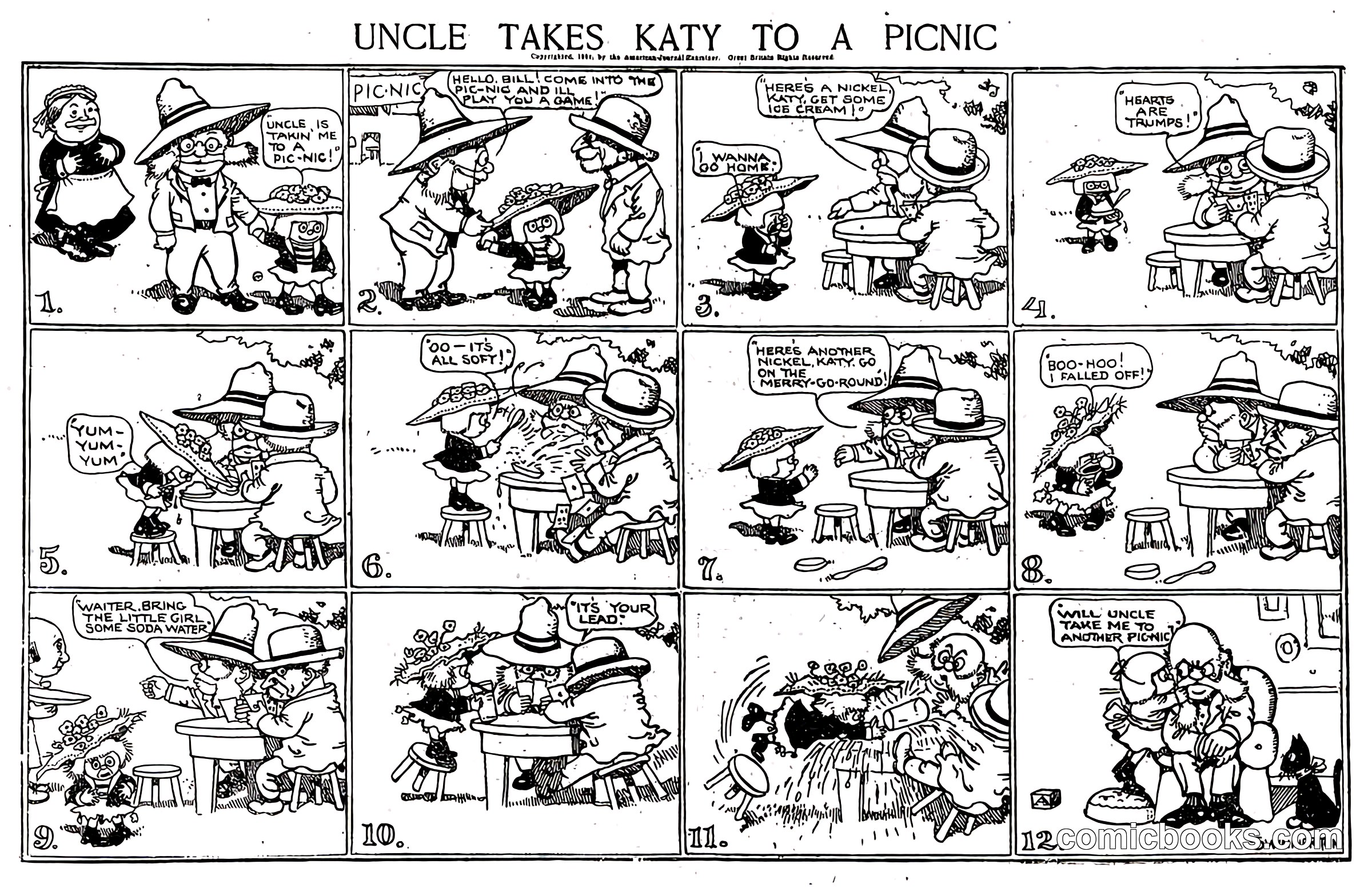 Uncle Takes Katy to a Picnic