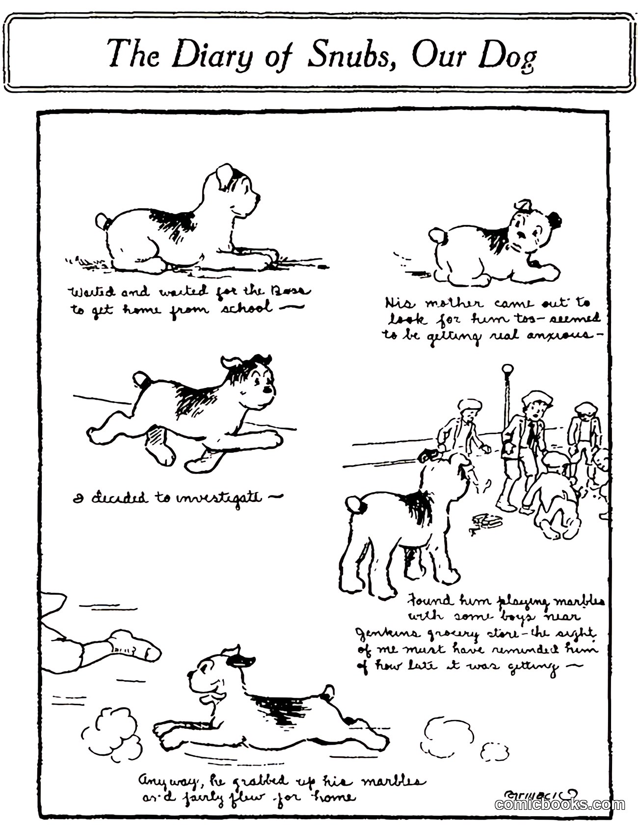 The Diary of Snubs, Our Dog
